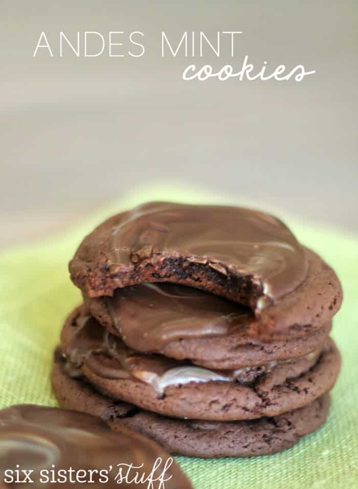 Andes Mint Cookies from SixSistersStuff.com