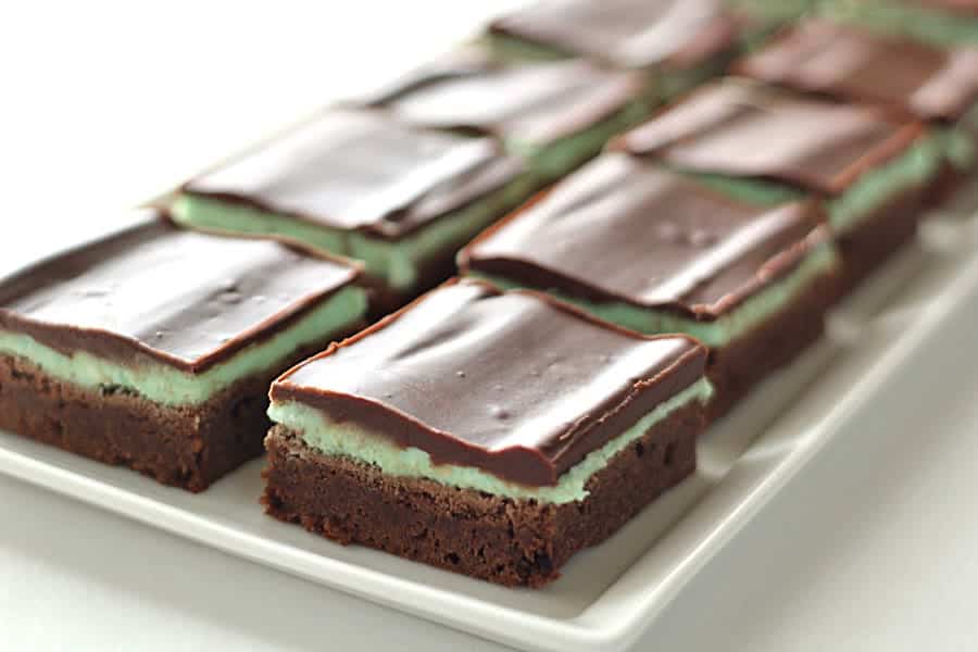 Thin Mint Brownies - SixSistersStuff