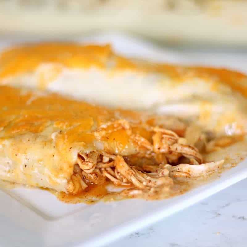 Honey Lime Chicken Enchiladas