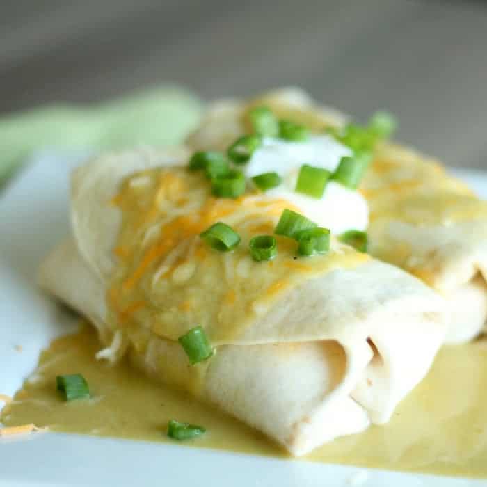 Baked Chicken Chimichangas