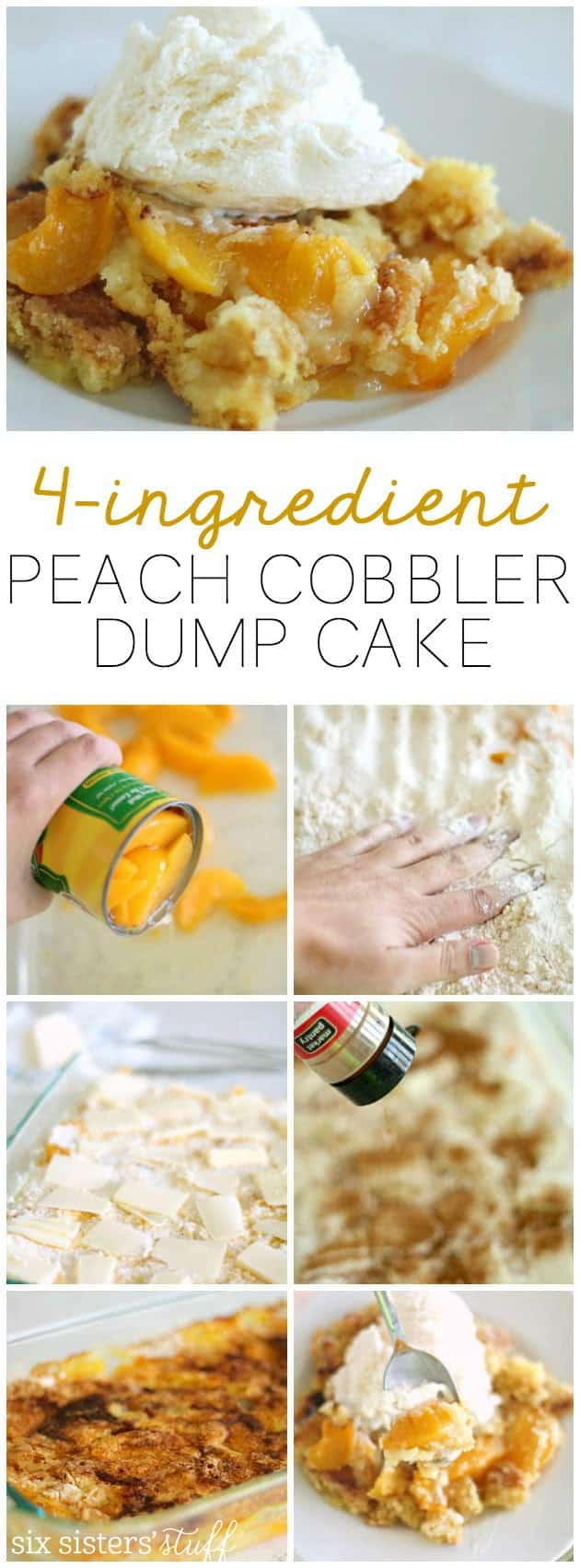 Ingredient Peach Dump Cake Ingredient Peach Dump Cake