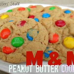 Peanut Butter M & M Cookies