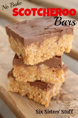 No Bake Scotcheroo Bars