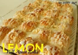 Easy Lemon Pull Apart Rolls