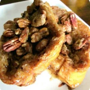 Overnight Pecan Praline Baked French Toast