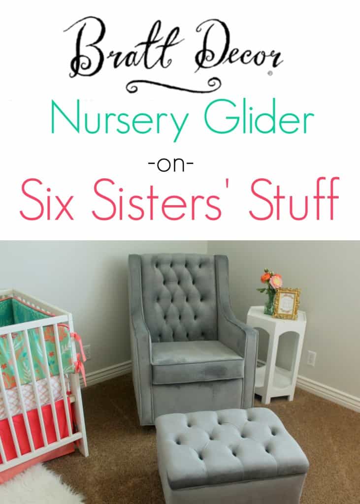 Bratt Decor Nursery Glider Review Six Sisters' Stuff