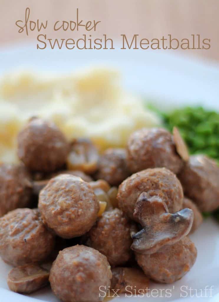 Slow Cooker Swedish Meatballs Recipe – Six Sisters' Stuff