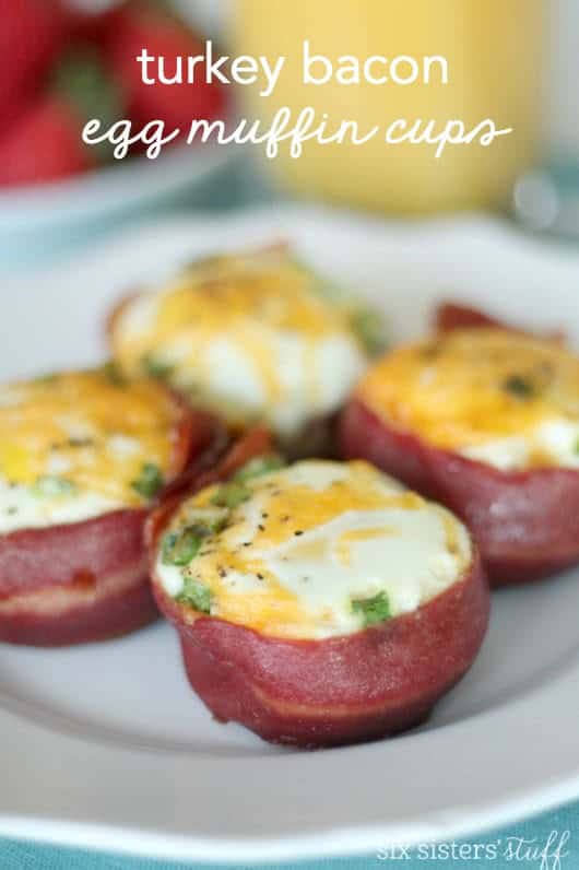 Turkey Bacon Egg Muffin Cups Recipe Six Sisters' Stuff