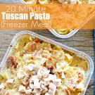 20 Minute Tuscan Pasta