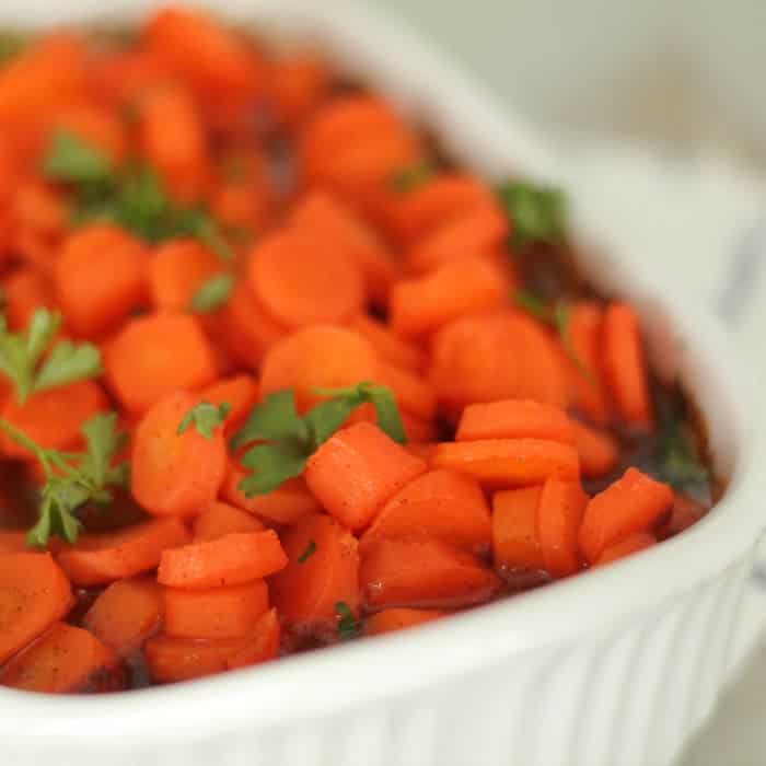Delicious Orange Glazed Carrots from SixSistersStuff.com