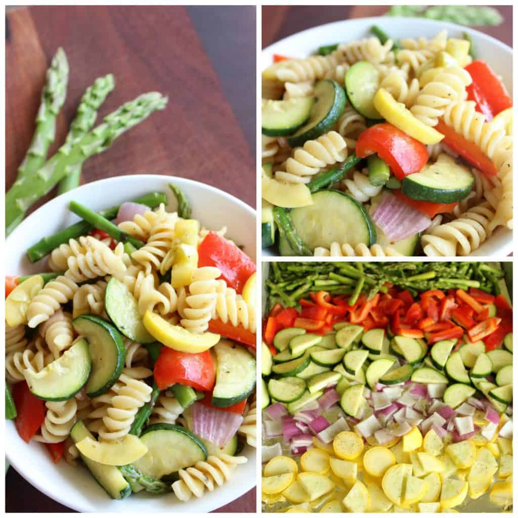 Roasted Veggie Pasta Salad Six Sisters' Stuff