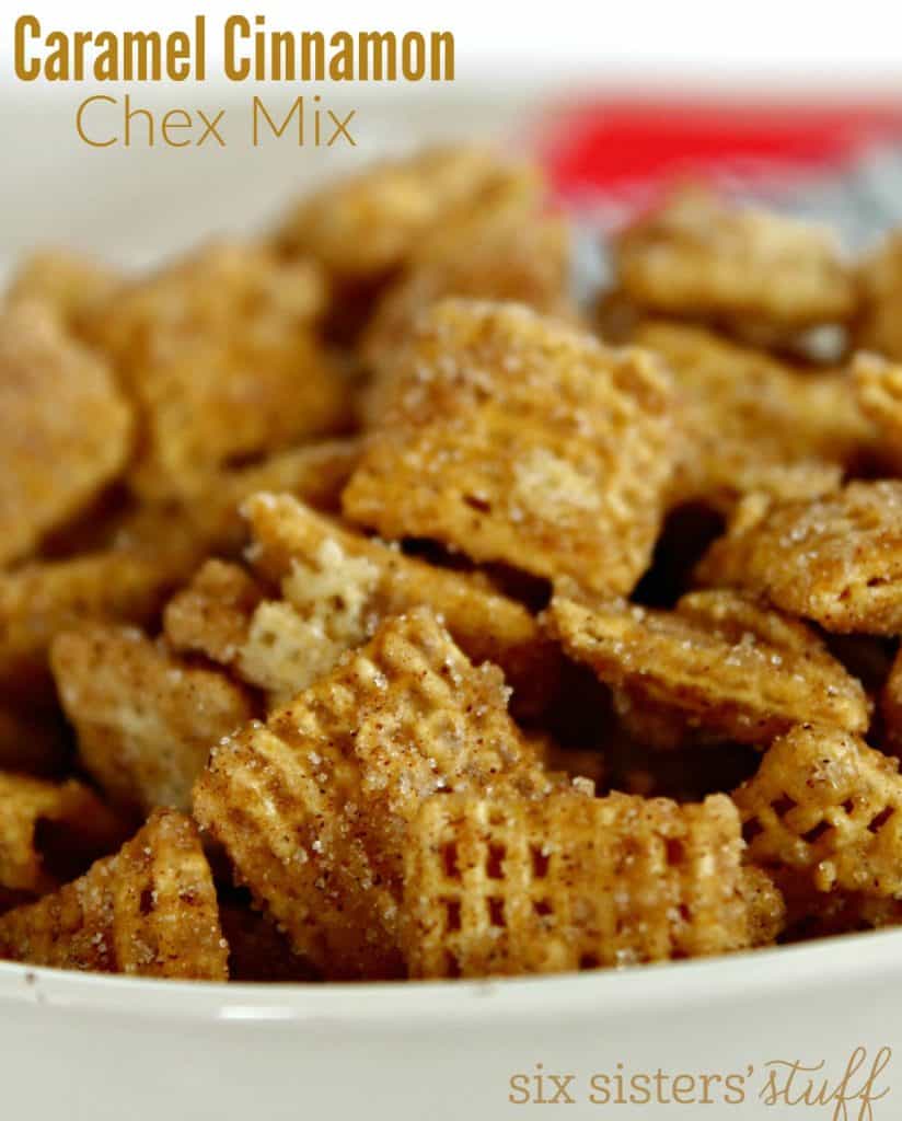 Caramel Cinnamon Chex Mix Six Sisters' Stuff
