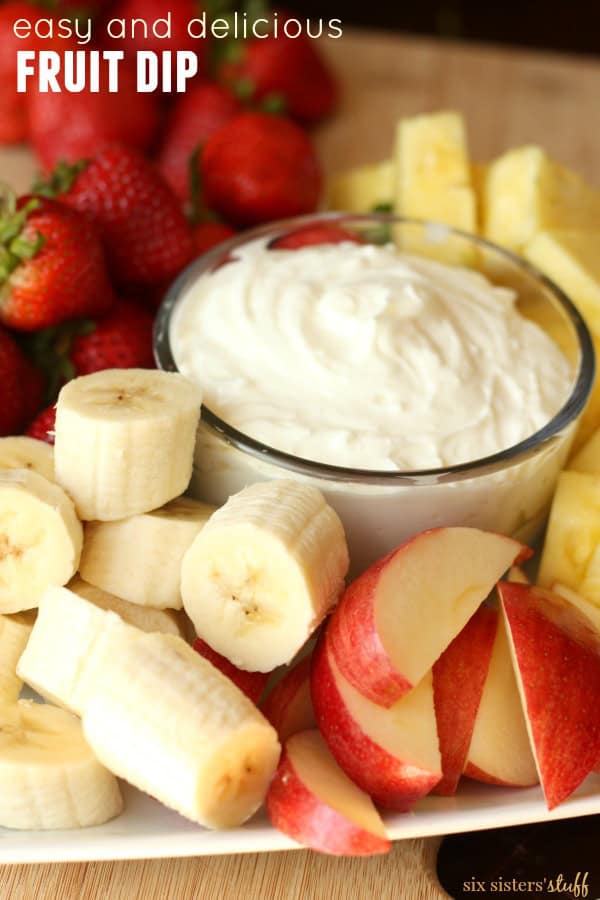 Easy and Delicious Fruit Dip Six Sisters' Stuff