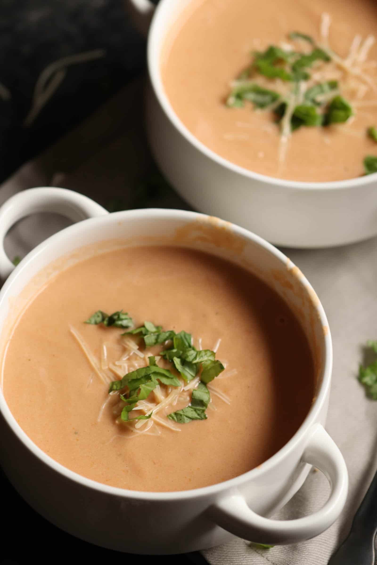 2 Cups of Roasted Tomato Basil Soup