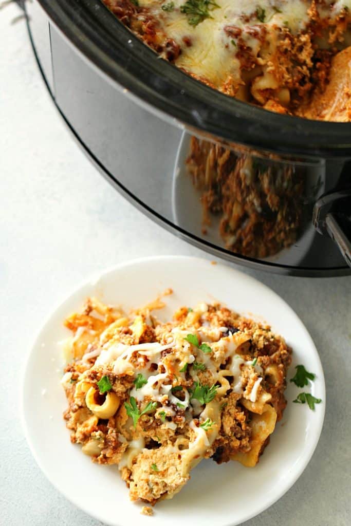 slow cooker lasagna