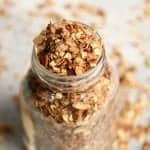 A jar of Power Packed Granola.