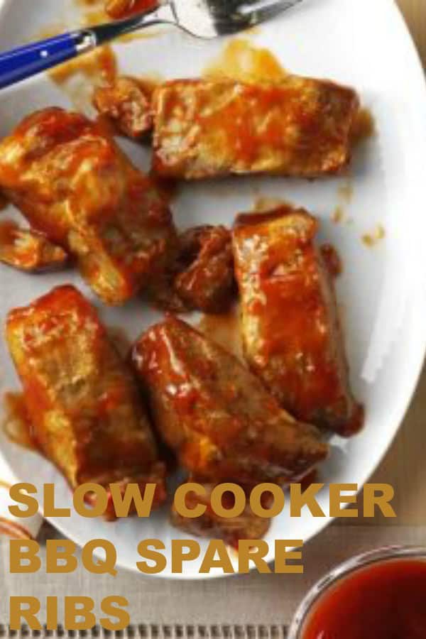 Slow cooker BBQ Spareribs Recipe
