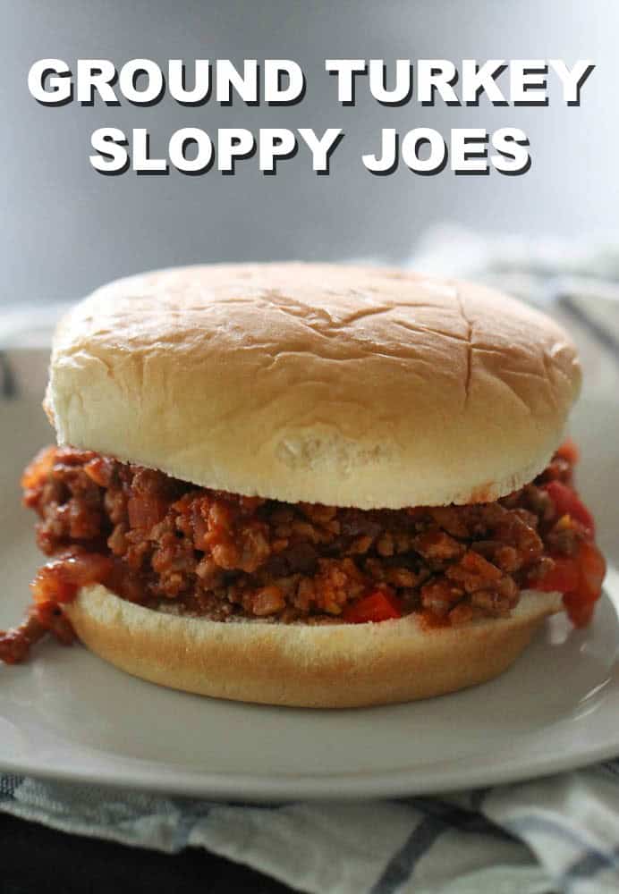 Turkey Sloppy Joes Recipe! {5 Ingredient Slow Cooker Dinner}