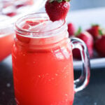 strawberry slush drink