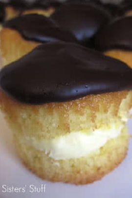 Boston Cream Pie Cupcakes