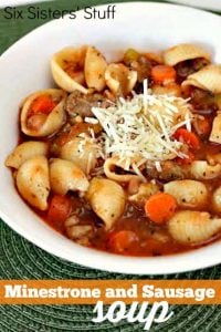 minestrone and sausage soup recipe