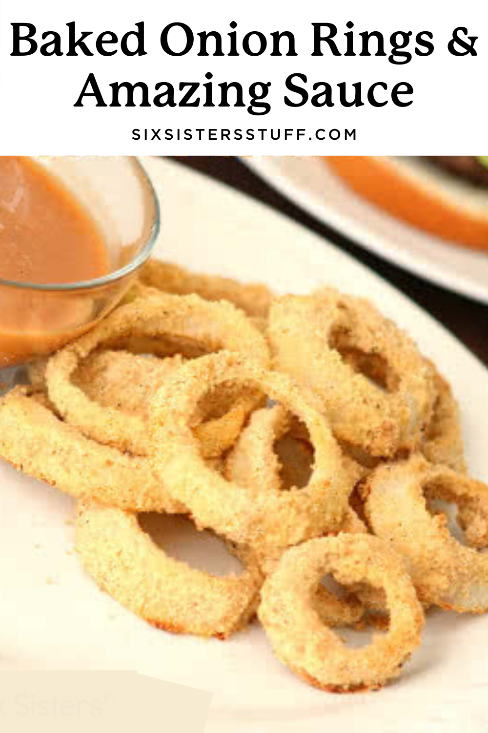 Anders Bediende streng Low Fat Baked Onion Rings & Amazing Sauce