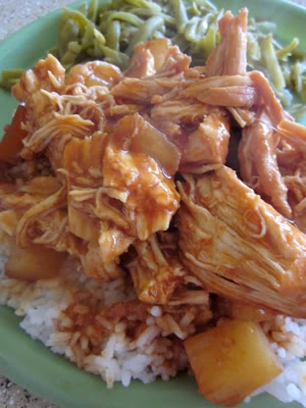 Crock Pot Hawaiian BBQ Chicken Recipe