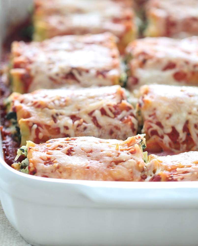 Spinach Lasagna Rolls Recipe
