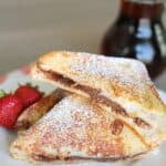 Nutella Stuffed Custard French Toast