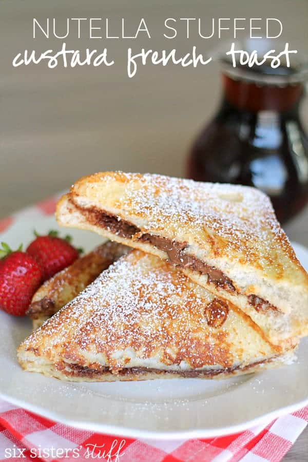 Nutella Stuffed Custard French Toast Recipe