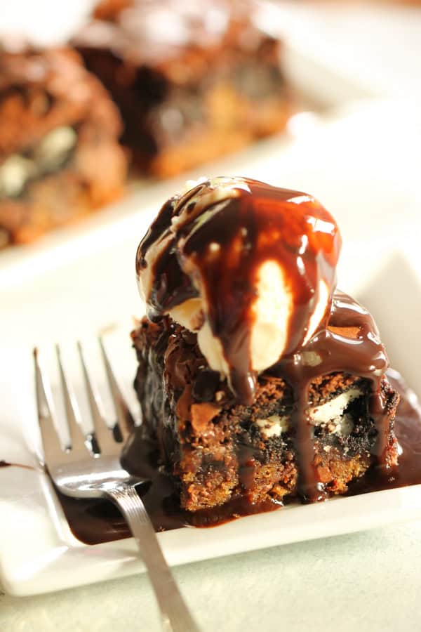 Ultimate Chocolate Chip Cookie n’ Oreo Fudge Brownie Bar Recipe