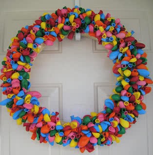 The Birthday Balloon Wreath