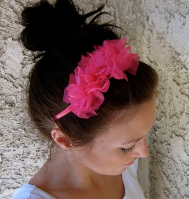 Easy Ruffled Knotted Headband Easy Ruffled Knotted Headband