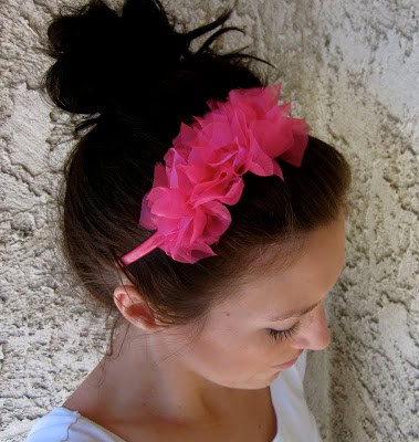 Easy Ruffle Knotted Headband