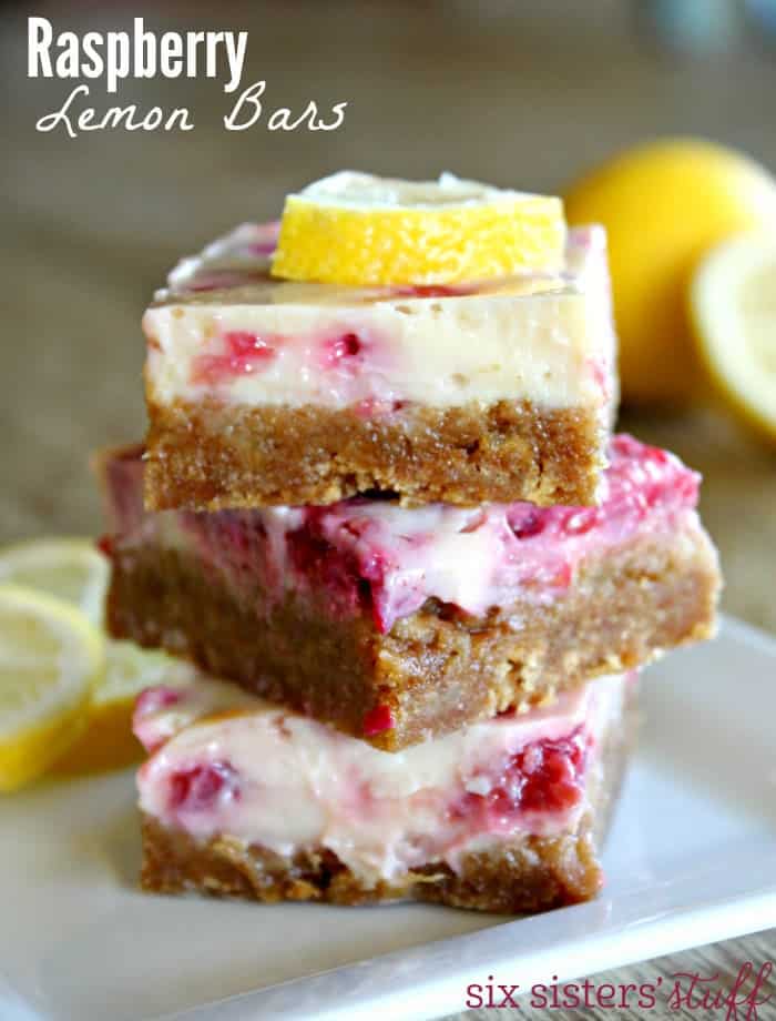 Lemon Raspberry Bars Six Sisters Stuff