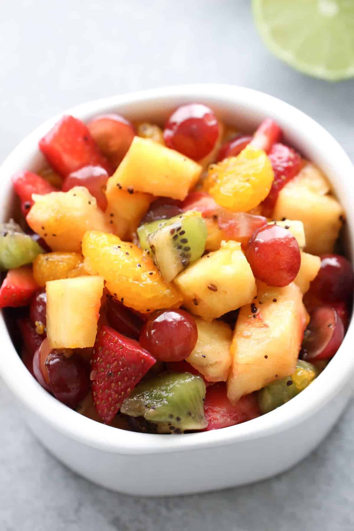 Honey Lime Fresh Fruit Salad