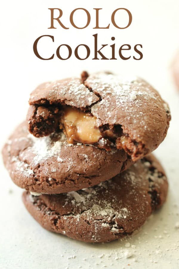 4 Ingredient Rolo Cookies Recipe Easy Cake Mix Recipe