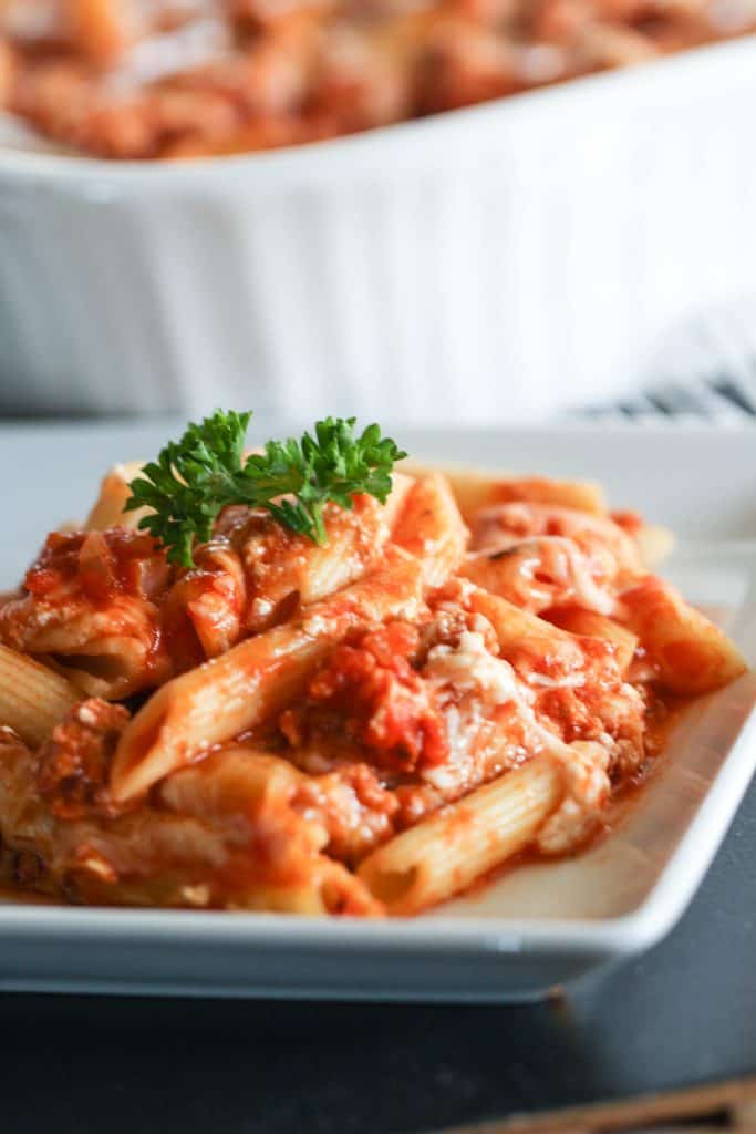 Baked Ziti as a freezer meal