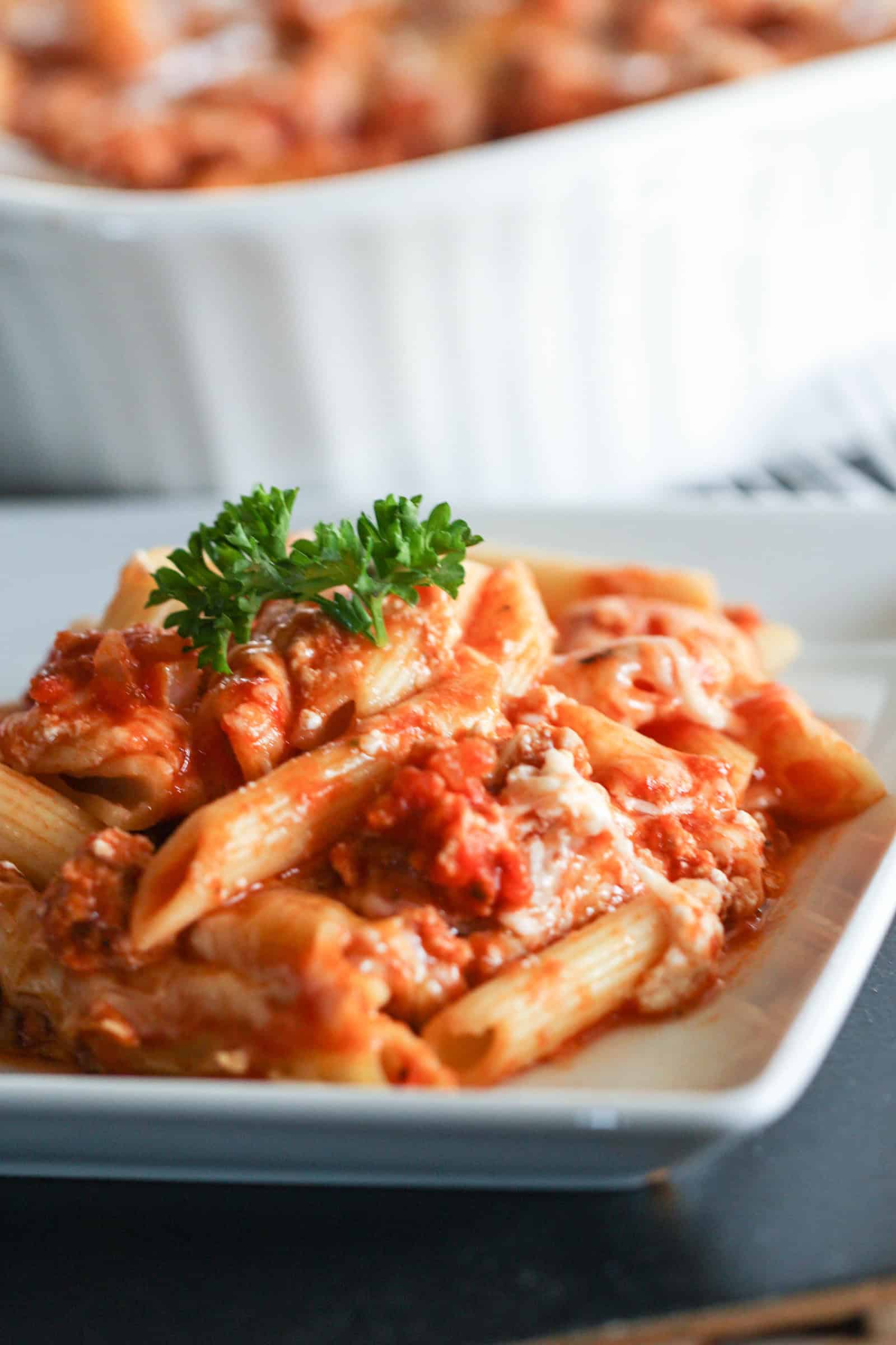 Baked Ziti Recipe {Freezer Meal}