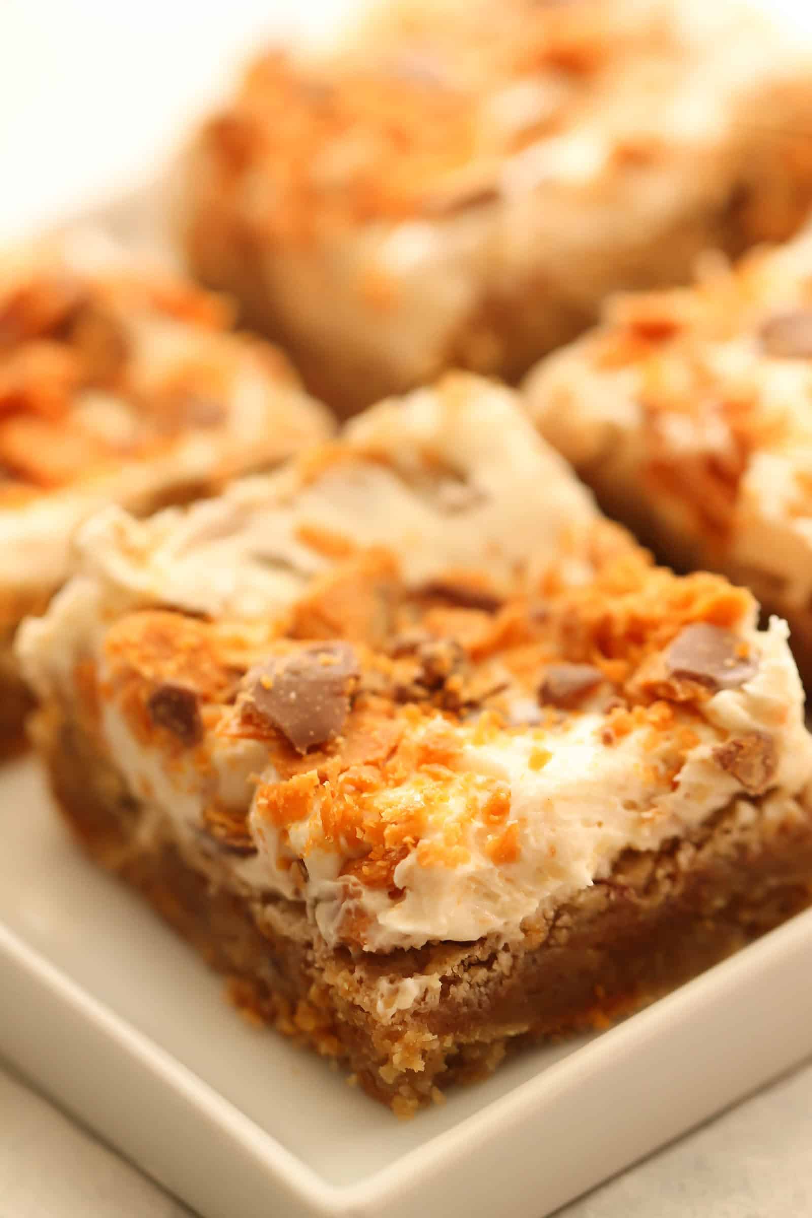 Butterfinger Blondies Recipe