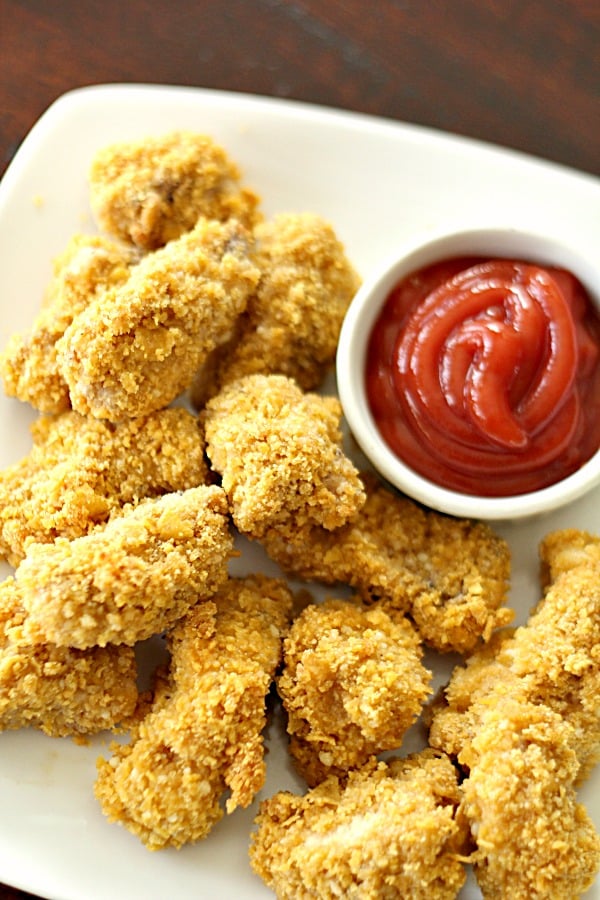 Homemade Baked Chicken Nuggets can be frozen