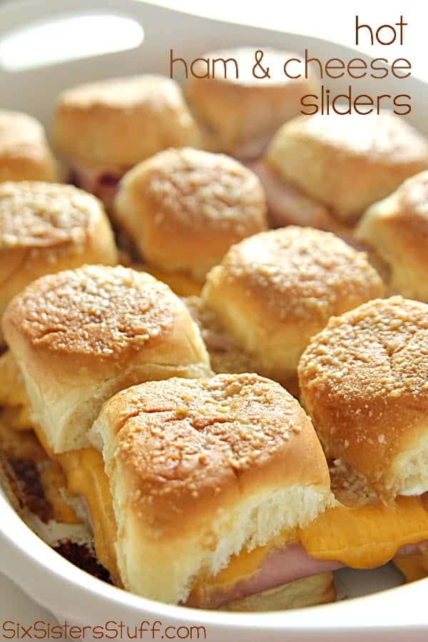 Tailgate Sandwiches Ham and Cheese Sliders / Six Sisters' Stuff Six
