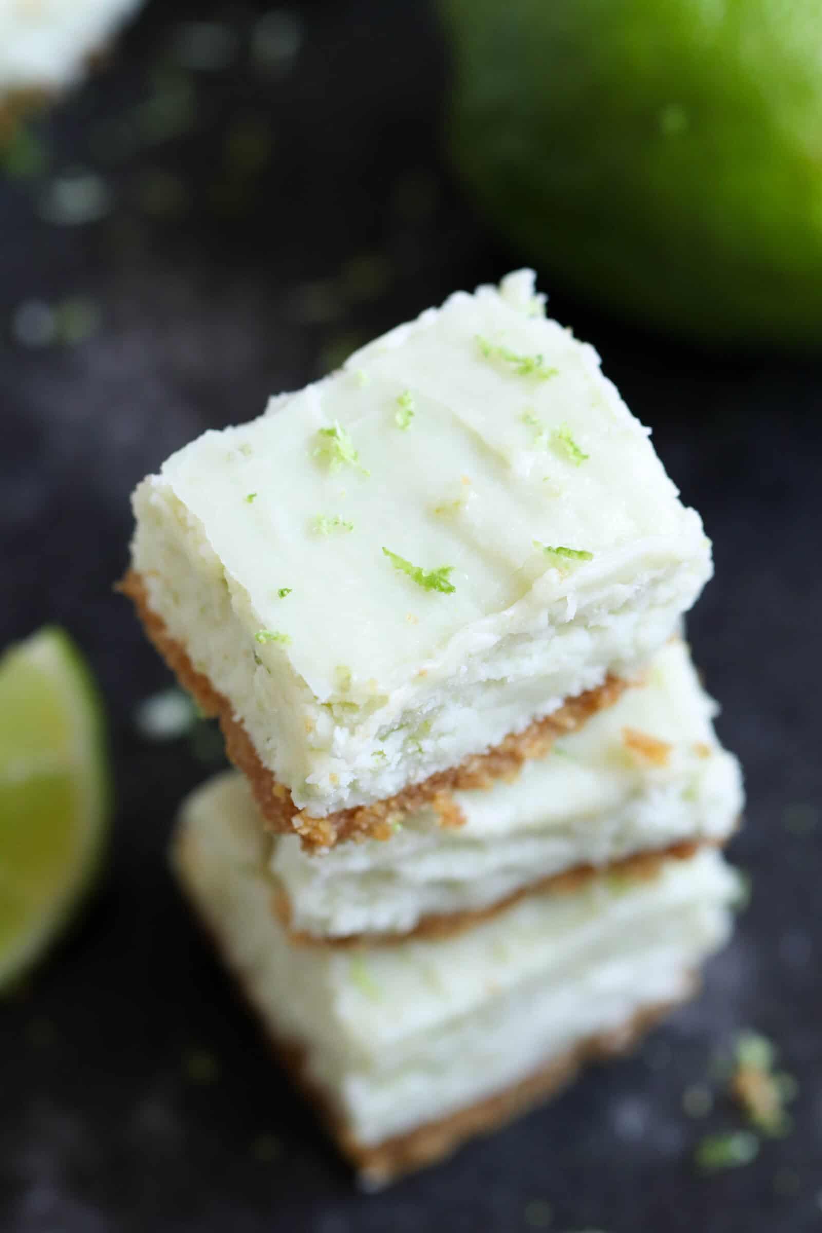 Key Lime Pie Fudge stacked