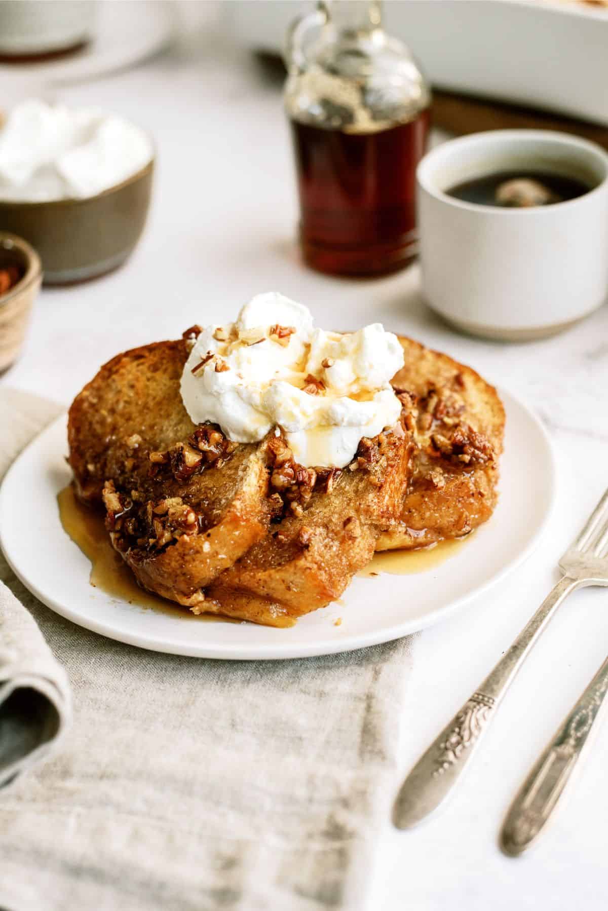 Overnight Pecan Praline Baked French Toast Recipe