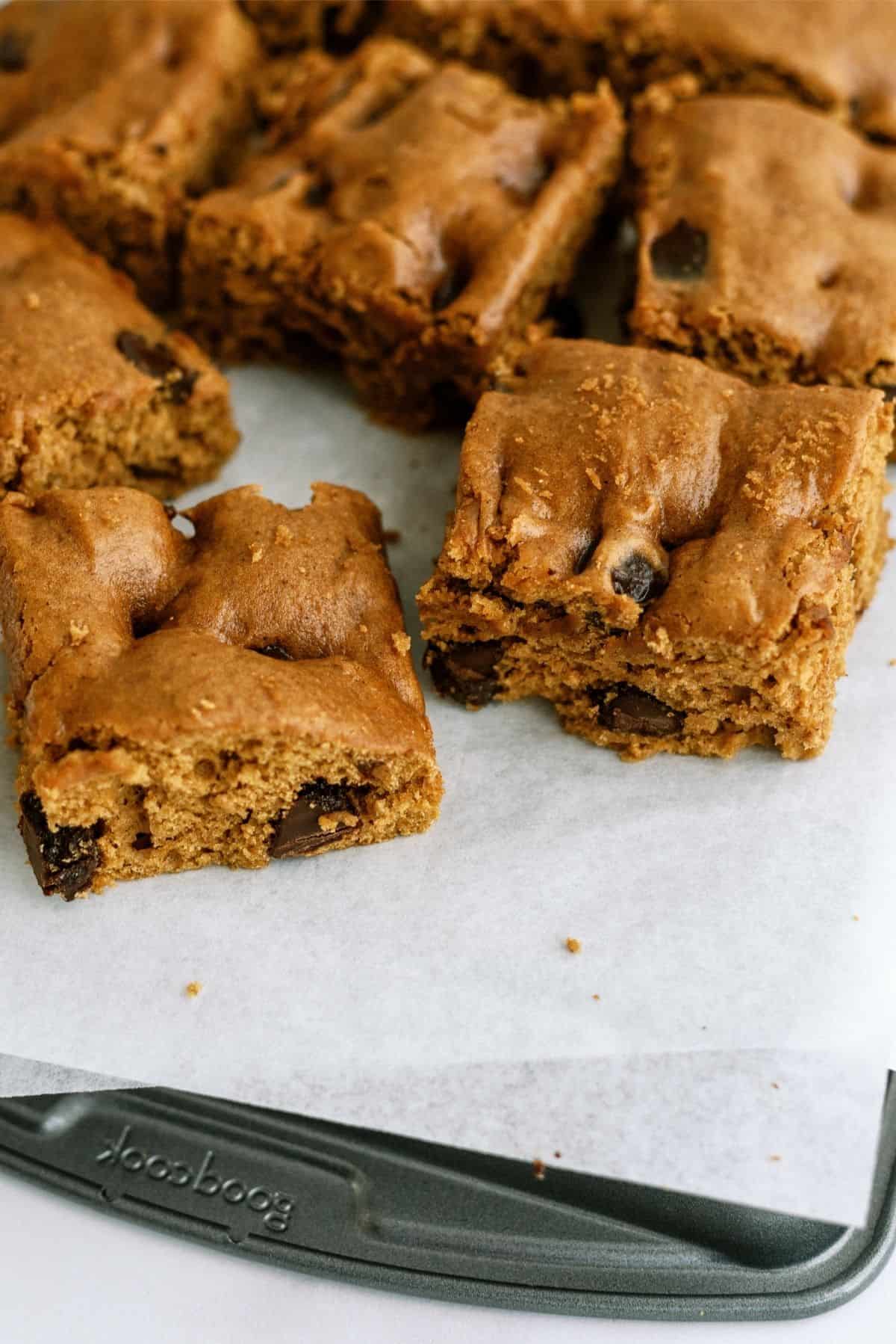 Pumpkin Chocolate Chip Brownies Recipe