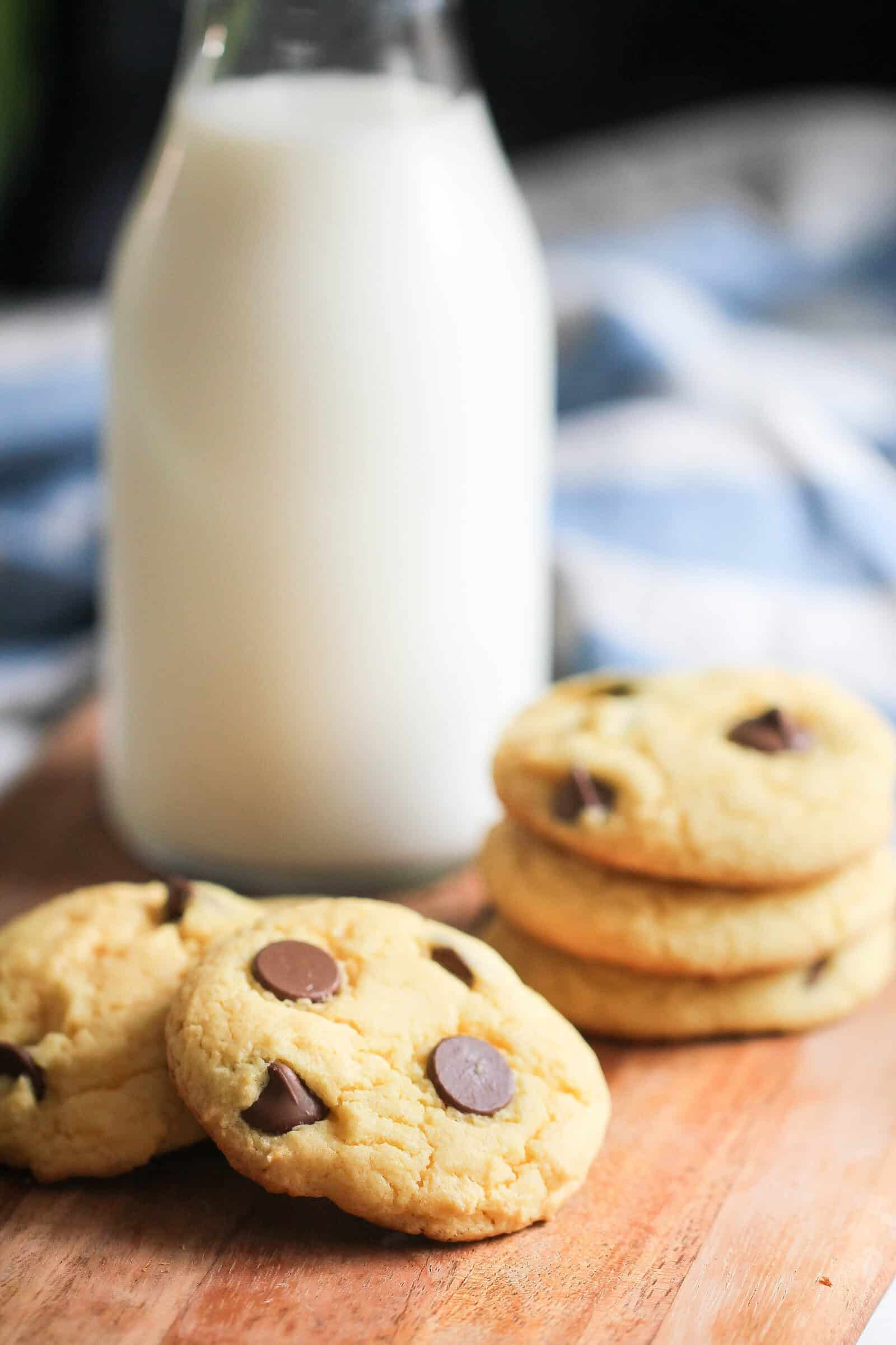 Cake Batter Chocolate Chip Cookies Recipe