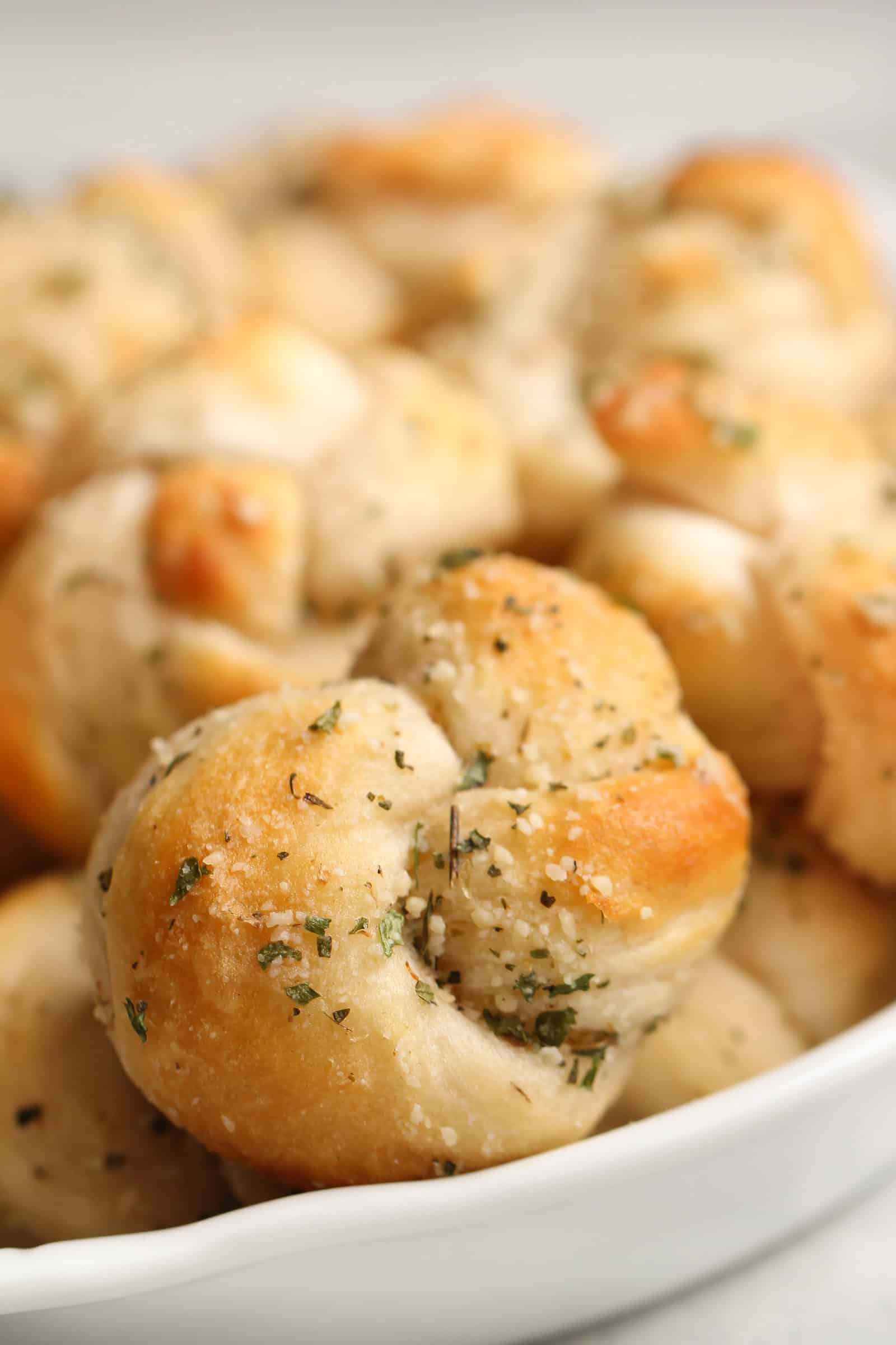 Easy Parmesan Knots Recipe