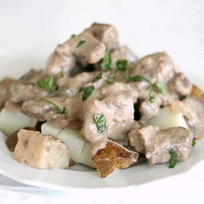 Easy Slow Cooker Beef Stroganoff Recipe