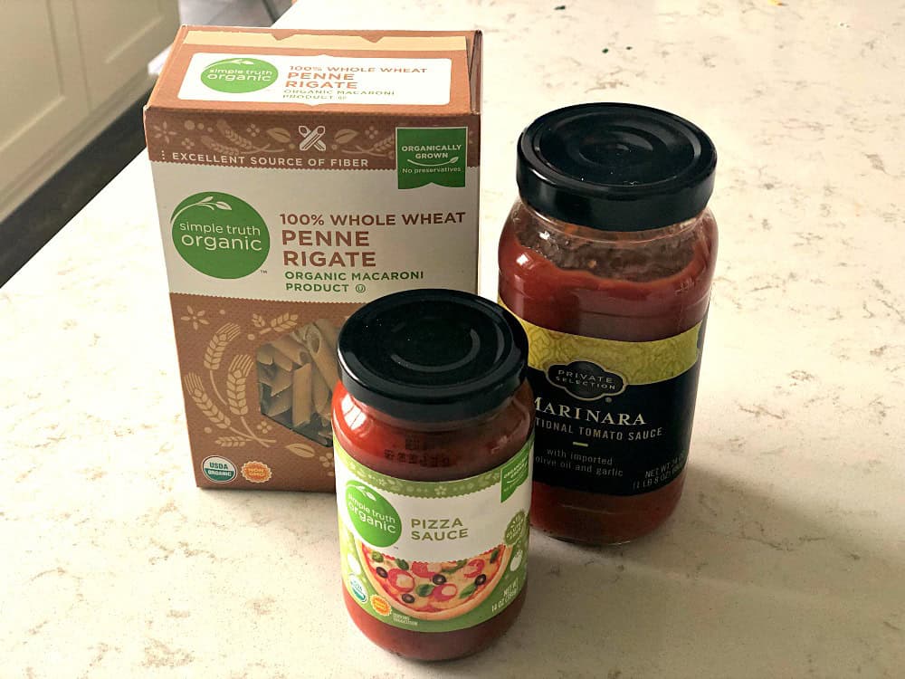 Ingredients for Slow Cooker Pizza Pasta Bake Recipe