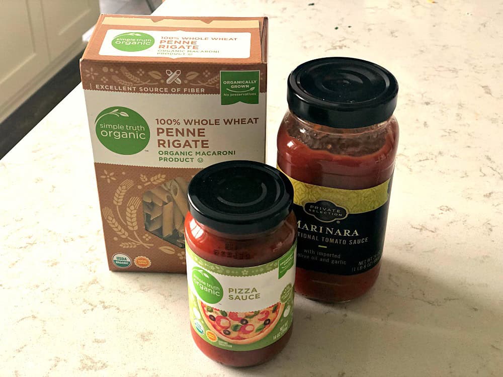 Ingredients for Slow Cooker Pizza Pasta Bake Recipe
